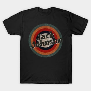 Retro Color Typography Faded Style Jack Johnson T-Shirt